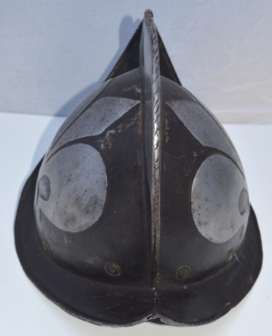 ﻿German Black and White Morion, Early 17th C - Image 5