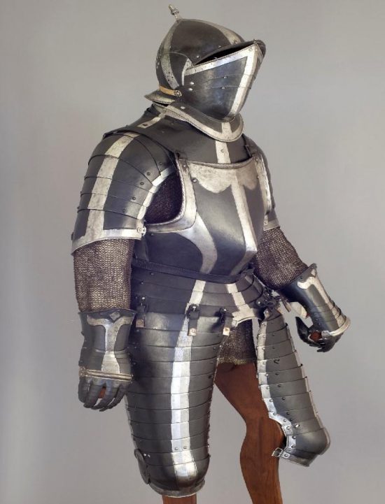 South German Black & White Officer’s 3/4 Armor, ca. 1560-70