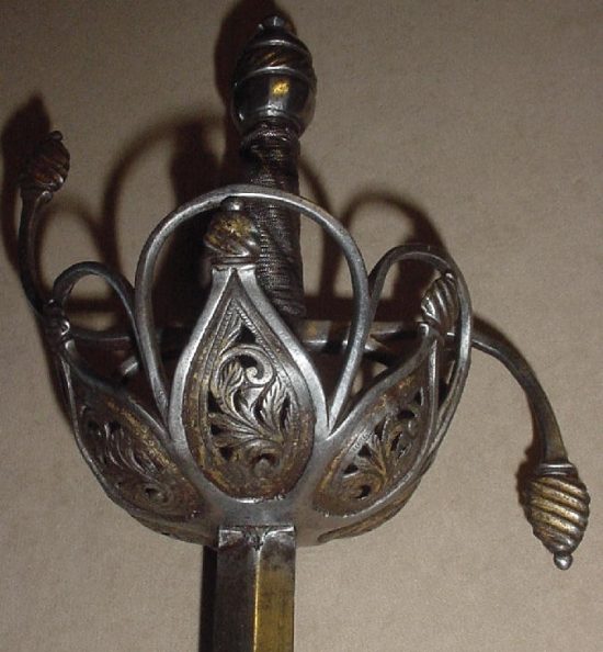 ﻿Exceptional Gilded North Italian Rapier, ca. 1630 - Image 8