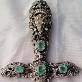 ﻿Magnificent Jeweled Medici Dagger, ca. 1840
