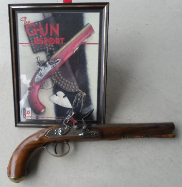English Flintlock Trade Pistol by Sharpe, First Quarter 19th C