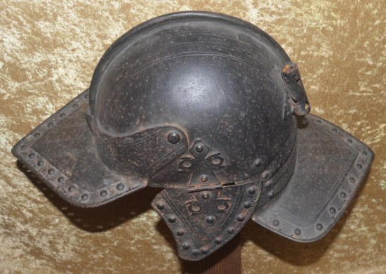 ﻿English Officer’s Lobster Tail Helmet, ca. 1640 - Image 3