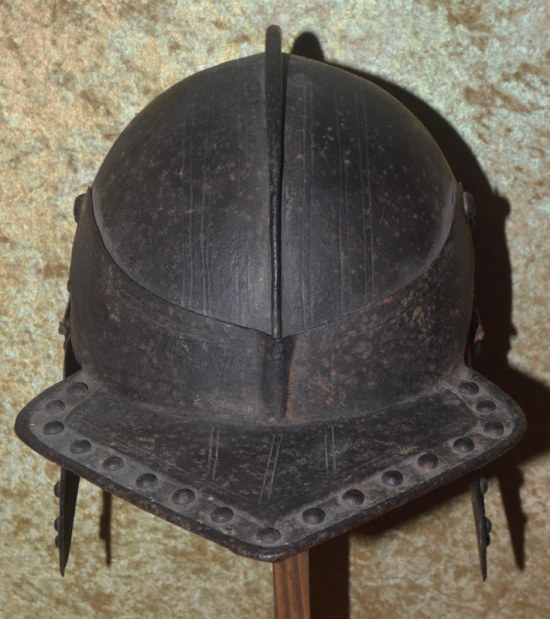 ﻿English Officer’s Lobster Tail Helmet, ca. 1640 - Image 5