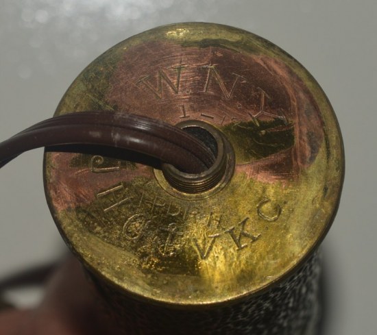 ﻿WWI 1-Pounder Trench Art Lamp - Image 5