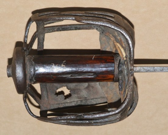 ﻿Extremely Rare Scottish Wheel Pommel Basket-hilted Backsword, ca. 1600 - Image 7