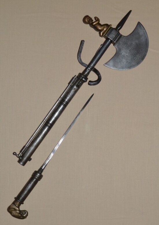 Combination Battle Axe/Matchlock/Dagger