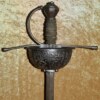 ﻿Spanish Cuphilt Rapier in 17th C Style, Probably 19th C, but Possibly Earlier