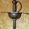﻿Spanish Cuphilt Rapier in 17th C Style, Probably 19th C, but Possibly Earlier - Image 2