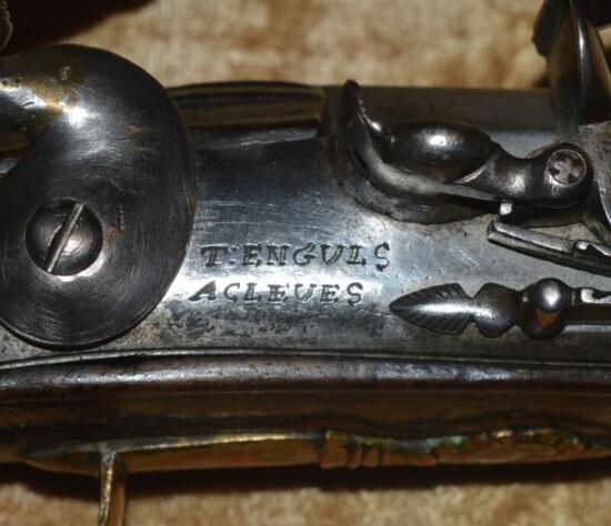 ﻿Flintlock Pistol by Enguls of Cleves, ca. 1780 - Image 7