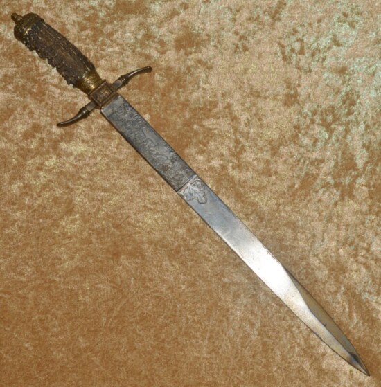 ﻿German Hunting Sword, Late 19th C
