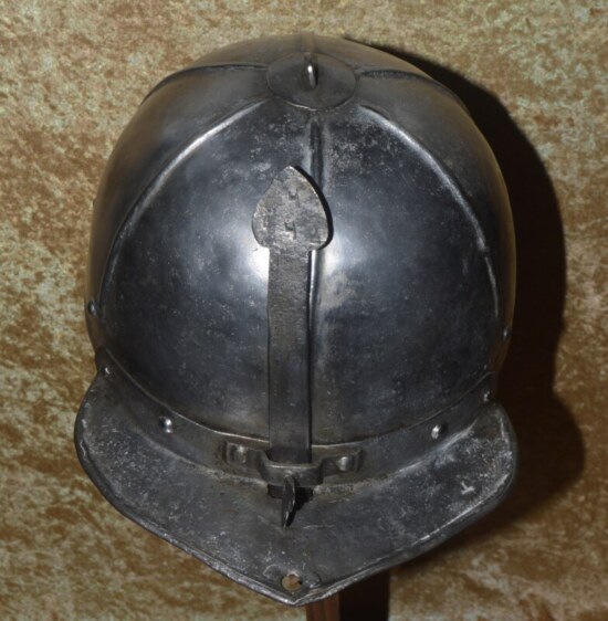 ﻿German Zischagge Lobster Tail Helmet, ca. 1630 - Image 5