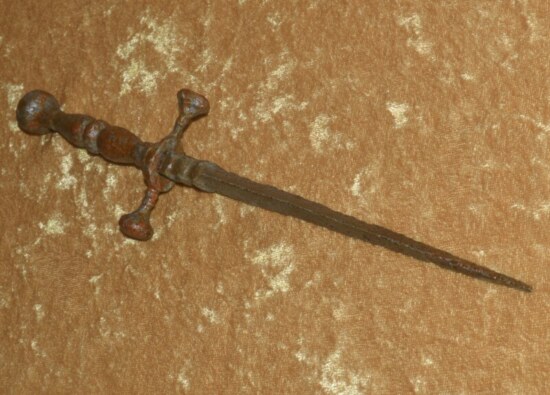 ﻿All-steel Italian Stiletto, First Half 17th C - Image 5
