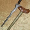 ﻿Javanese (kris) with beautiful meteor iron blade, probably 19th C