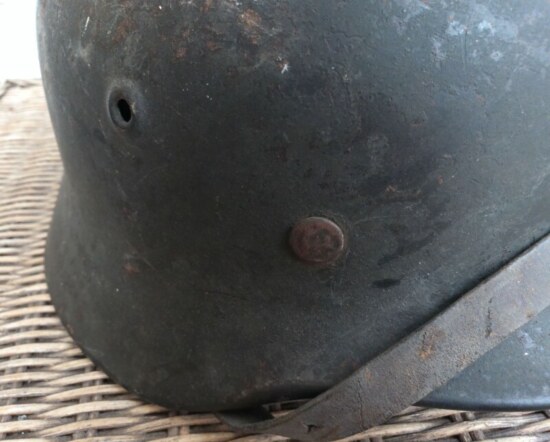 ﻿German WWII M40 Helmet with Provenance - Image 8