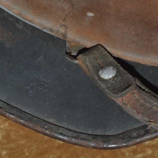 ﻿German WWII M40 Helmet with Provenance - Image 9