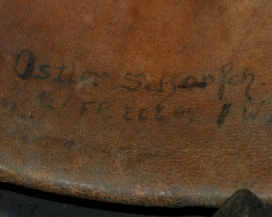 ﻿German WWII M40 Helmet with Provenance - Image 6
