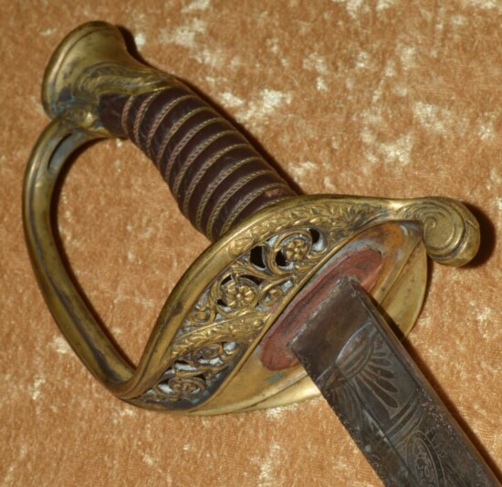 ﻿US Model 1850 Foot Officer’s Sword - Image 4