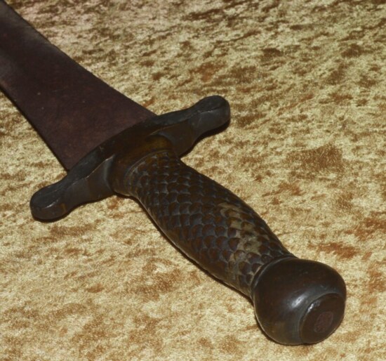 ﻿Rare Confederate Froelich Artillery Short Sword - Image 6