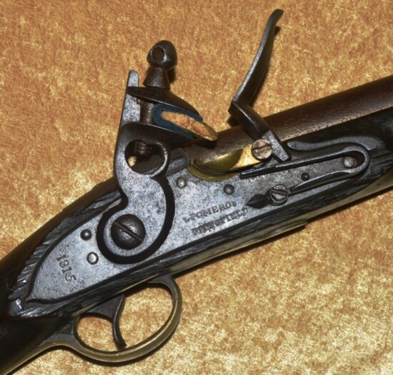 ﻿New England Militia Contract Flintlock Musket by Pomeroy - Image 3
