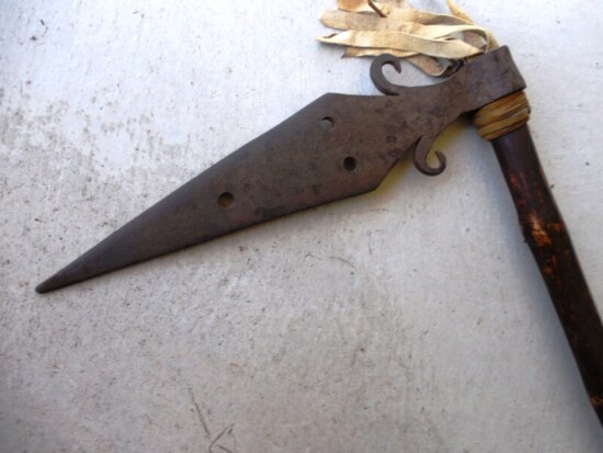 ﻿Historically Significant Lewis and Clark Expedition Spontoon Tomahawk - Image 2