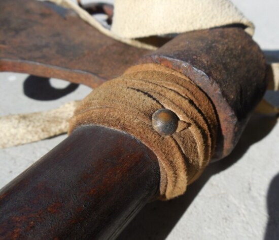 ﻿Historically Significant Lewis and Clark Expedition Spontoon Tomahawk - Image 10