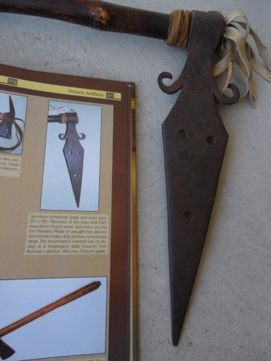 ﻿Historically Significant Lewis and Clark Expedition Spontoon Tomahawk - Image 12