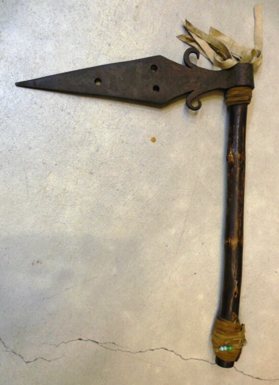 ﻿Historically Significant Lewis and Clark Expedition Spontoon Tomahawk - Image 14