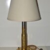 ﻿Signed and Dated WWII US Navy Trench Art Lamp