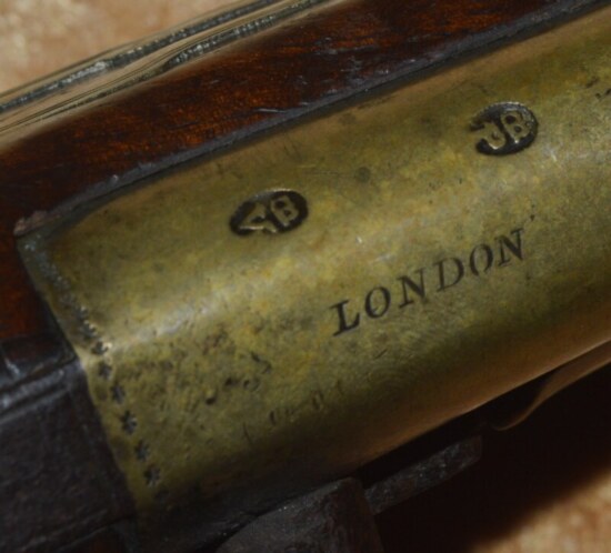 ﻿Brass Barreled Percussion Trade Pistol by Ketland, ca. 1800 - Image 8