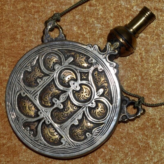 ﻿Greek or Ottoman Powder Flask, Late 18th/Early 19th C