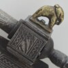﻿Silver Damascened Combination Indo-Persian Battle Axe/Stiletto, 19th C - Image 9