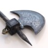 ﻿Silver Damascened Combination Indo-Persian Battle Axe/Stiletto, 19th C - Image 7