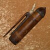 ﻿Scarce 19th/early 20th C Dayak Headhunter's Blowgun Quiver & Darts - Image 5