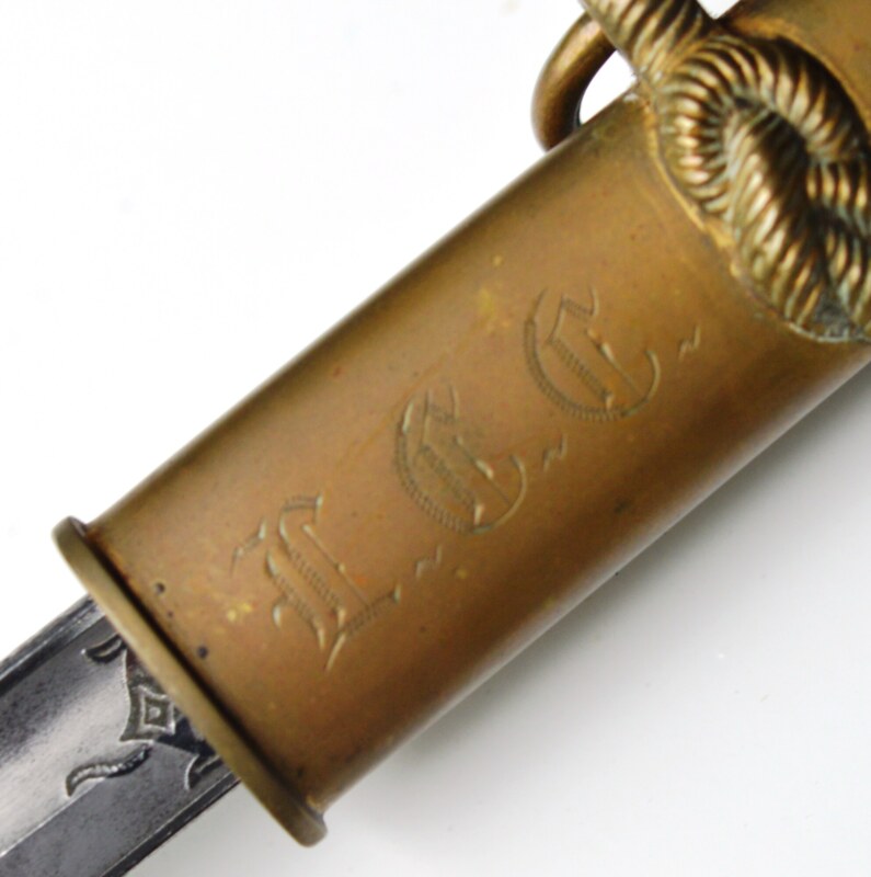 Historic Named WWII Era US M1852 Naval Officer’s Sword - Antique ...