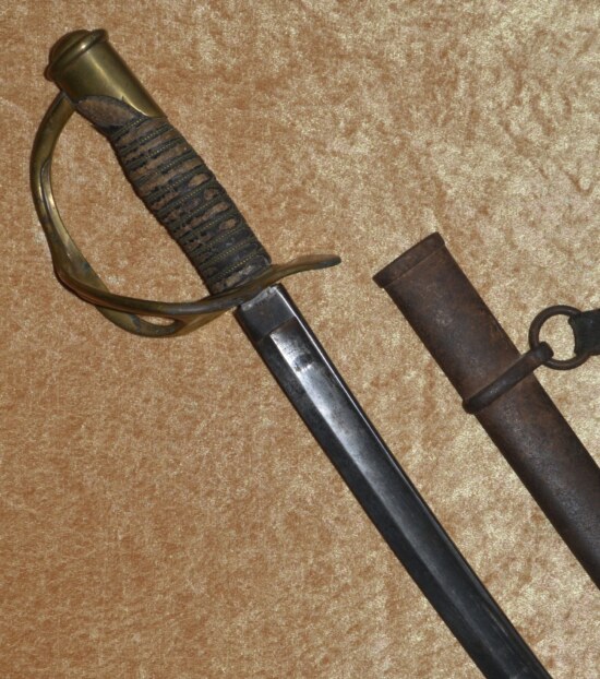 ﻿Civil War M1860 “As Found” Cavalry Saber, with Hanger