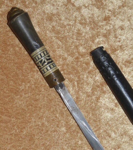 ﻿British Colonial Sword Cane, ca. 1930