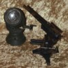 ﻿German Pre-WWII Tipp & Co. Model 8.8 cm Flak 36 Gun and Searchlight