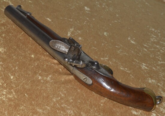 ﻿British New Land Pattern Flintlock Pistol, ca. 1810 - Image 4