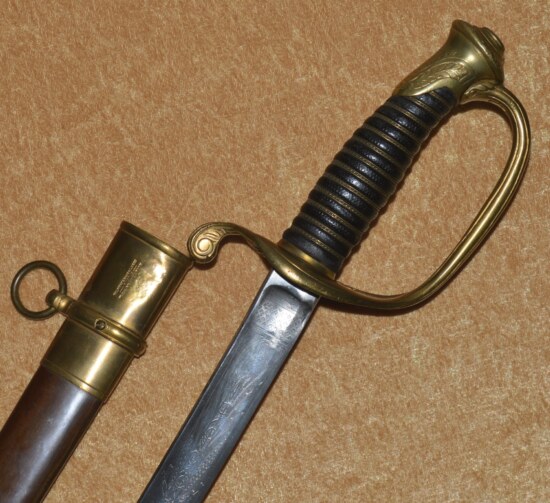﻿Published Presentation US M1850 Foot Officer’s Sword - Image 3