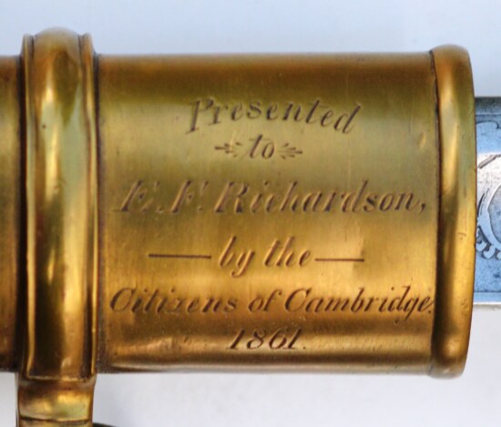 ﻿Published Presentation US M1850 Foot Officer’s Sword - Image 14