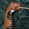 ﻿WWII Nazi German Army Heer Officer’s Lion Head Sword - Image 6