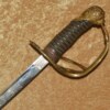 ﻿Named WWI era Presentation Grade US M1873 Cavalry Officer’s Sword - Image 2
