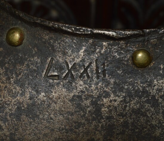 ﻿European Back Plate of Siege Weight, First Half 17th C - Image 2