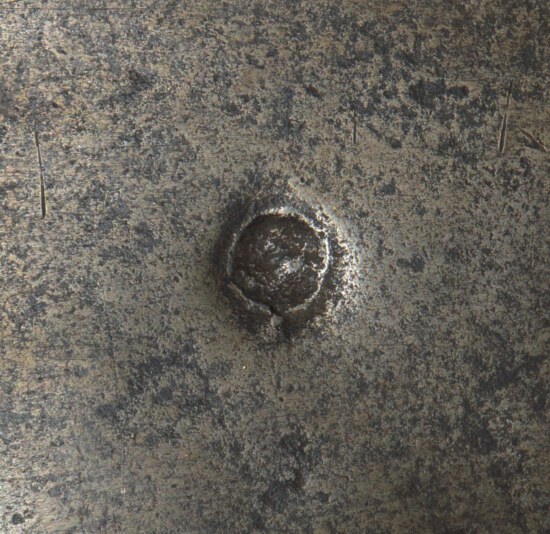 ﻿European Back Plate of Siege Weight, First Half 17th C - Image 4