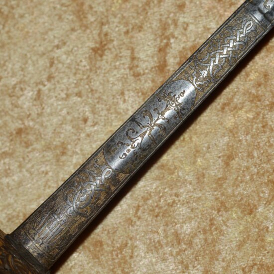 ﻿Chiselled And Gilt Smallsword, Probably French, 18th Century - Image 10