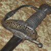 ﻿Rare English Silver-Hilted Smallsword, ca. 1680 - Image 4