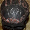Painted Vehmic Oath Skull, Dated 1691 - Image 4