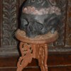 Painted Vehmic Oath Skull, Dated 1691