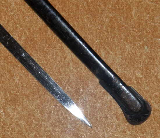 WWII Nazi German Army Heer Officer's Lion Head Sword - Image 8