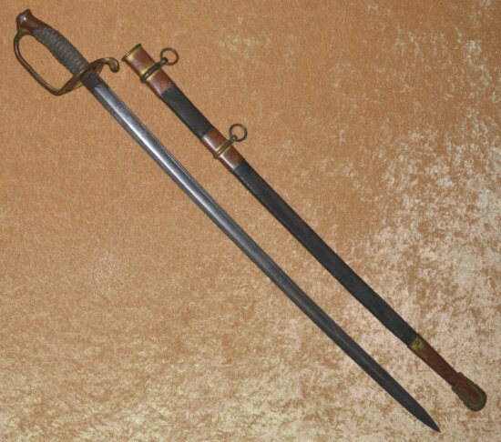 US Civil War M1850 Foot Officer's Sword - Image 11